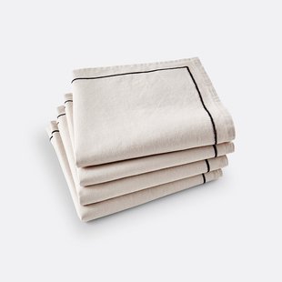 Servetten linnen/gewassen katoen Métis Bourdon