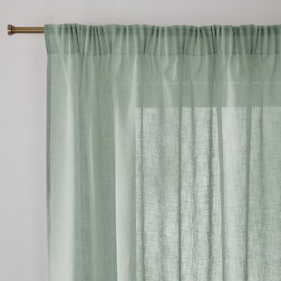 Glasgordijn met gerimpelde bies, Nyong