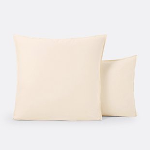 Effen kussensloop in gewassen katoen, Scenario