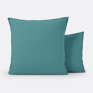 Effen kussensloop in gewassen katoen, Scenario