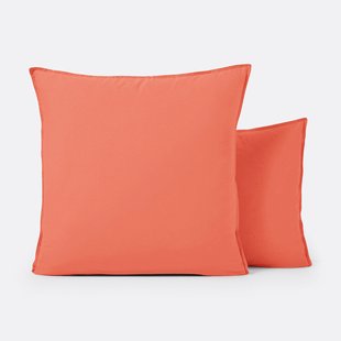 Effen kussensloop in gewassen katoen, Scenario