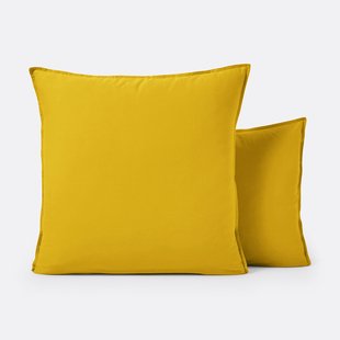 Effen kussensloop in gewassen katoen, Scenario