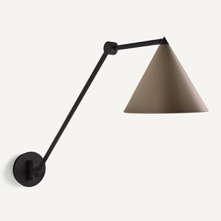 Scharnierende wandlamp, Moke
