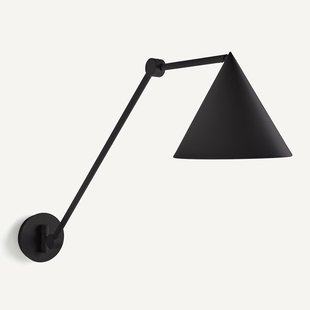 Scharnierende wandlamp, Moke