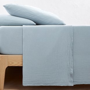 Effen plat laken in tetra, Kumla