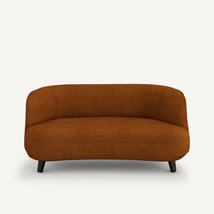 Bank XS in gevlochten mêlee stof, Rosebury