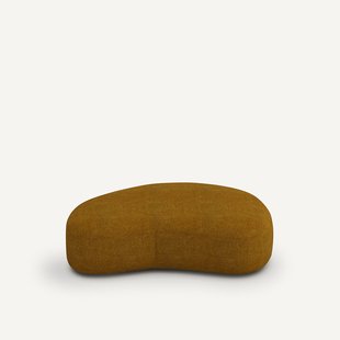 Poef in gevlochten mêlee stof, Rosebury