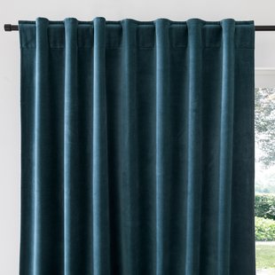 Thermisch gordijn in fluweel met verdekte lussen, Velvet