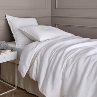 Dekbedovertrek in gewassen linnen, Elina