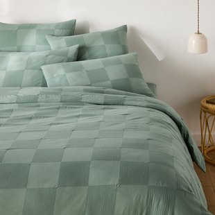 Dekbedovertrek in katoen en tetra, Agathe