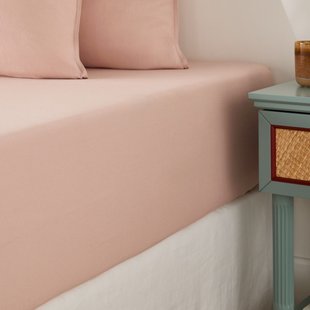 Hoeslaken, katoen flanel, omslag 30 cm, Clara