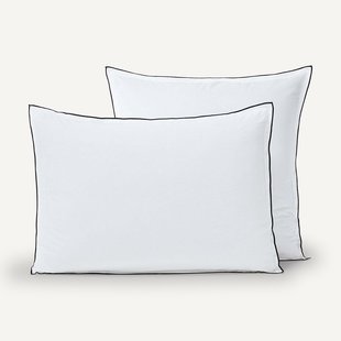 Kussensloop in gewassen voilekatoen, Gypse