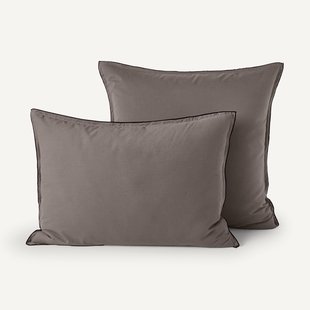 Kussensloop in gewassen voilekatoen, Gypse