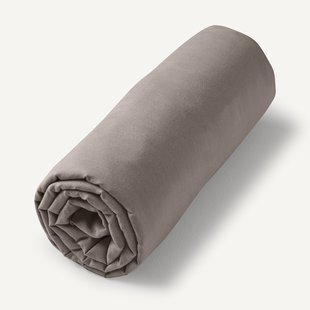 Hoeslaken in gewassen voilekatoen, Gypse