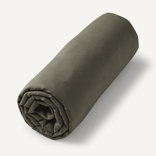 Hoeslaken in gewassen voilekatoen, Gypse