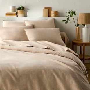 Dekbedovertrek, katoenen chambray flanel, Clara