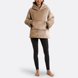 Plaid fleece sweater maat S/M, Javi