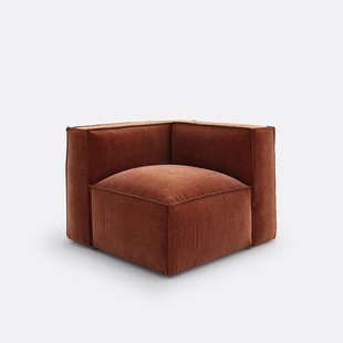 Modulaire hoekbank van vintage ribfluweel, Seven