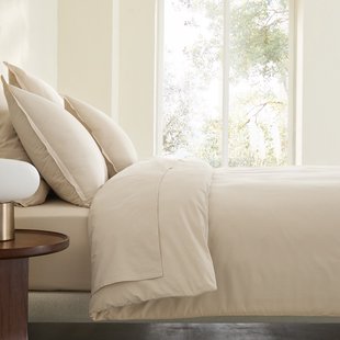 Dekbedovertrek in gewassen perkal katoen, Sabbal