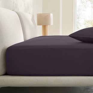 Hoeslaken, gewassen katoensatijn, omslag 30 cm, Saria