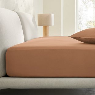 Hoeslaken, gewassen katoensatijn, omslag 30 cm, Saria