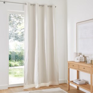 Katoenen verduisteringsgordijn met oogjes, Scenario