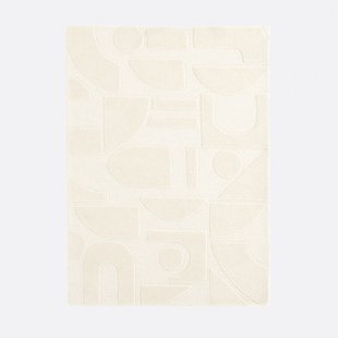 100% wollen vloerkleed met grafisch motief, Melko