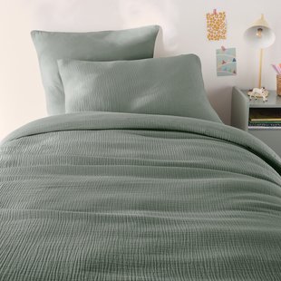 Kinderdekbedovertrek in gaas/gewassen katoen, Kumco