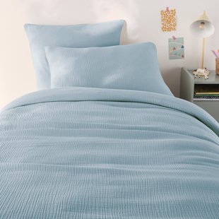 Kinderdekbedovertrek in gaas/gewassen katoen, Kumco