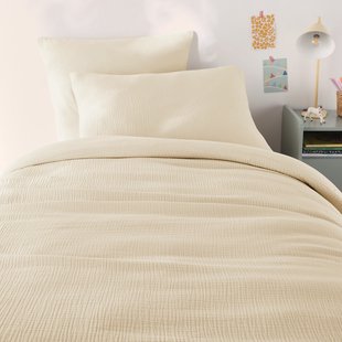 Kinderdekbedovertrek in gaas/gewassen katoen, Kumco