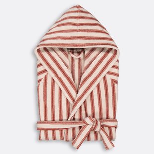 Fluwelen badstof badjas met kap, Makeba