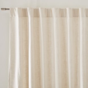 Katoenen gordijn met verborgen lipjes, Jawi