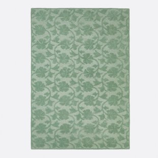 Wollen vloerkleed met bloemmotief, Tyma