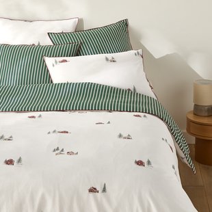Dekbedovertrek in gewassen katoen, Woodhouse