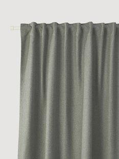 Ondoorzichtig gordijn Jensen met multiband, 2 stuks