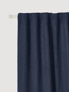 Ondoorzichtig gordijn Jensen met multiband, 2 stuks