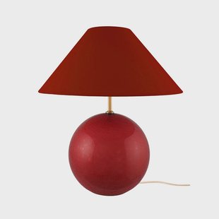 Globen Lighting tafellamp IRIS, donkerrood, hoogte 39 cm