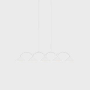 Curve 5 Hanglamp White - Globen Lighting