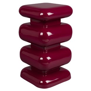 Dutchbone Stubby Bijzettafel Bordeauxrood