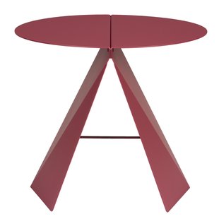 Zuiver Foldy Bijzettafel Donkerrood