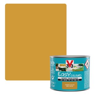 V33 Decoratieve Verf Easy Colours Honing Zijdeglans 0,125l