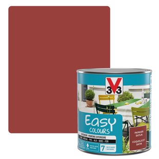 V33 Buitenverf Spuitbus Easy Colours Papaver 500ml