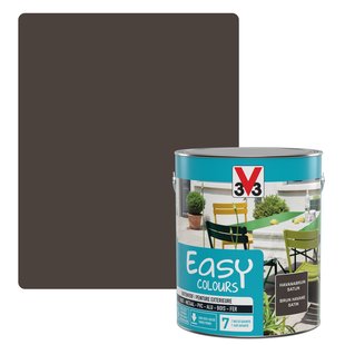 V33 Buitenverf Spuitbus Easy Colours Havanabruin 2,5l
