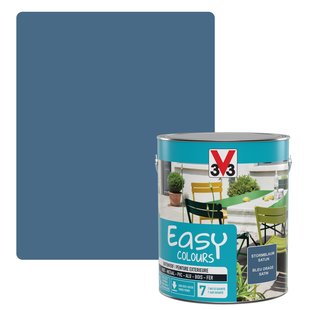 V33 Buitenverf Spuitbus Easy Colours Stormblauw 2,5l