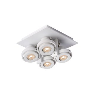 Lucide Plafondspot Landa Wit Gu10 4x5w