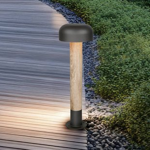 Trio Lighting Tuinpadverlichting FRASER, betonlook, hoogte 54 cm, metaal, IP54