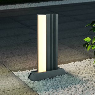 Trio Lighting LED tuinpadverlichting MARIZA, hoogte 50 cm, antraciet, metaal, IP65