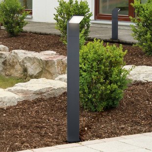 Trio Lighting LED tuinpadverlichting PEARL, hoogte 100 cm, antraciet, metaal, IP54