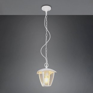 Trio Lighting Buiten hanglamp VENTA, wit, 17 x 17 cm, metaal, IP44