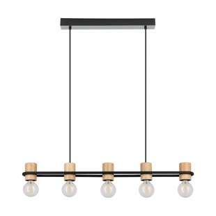 Eglo Hanglamp Chieveley Zwart 5xe27